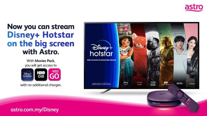 Watch Disney+ Hotstar now on TV via Astro Ultra Box