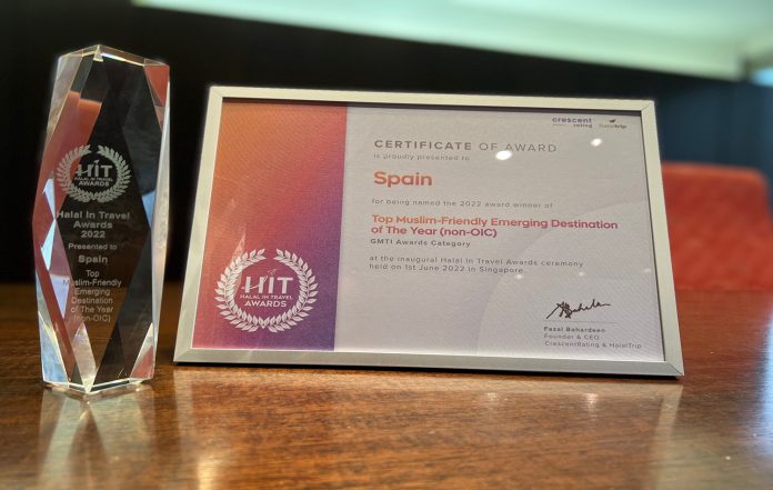 Spain Awarded as Top Muslim-Friendly Emerging Destination of The Year