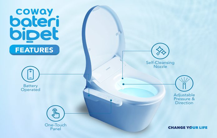 Coway-Bateri Bidet's features