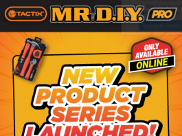 Renowned TACTIX hardware, now on MR D.I.Y. ONLINE!