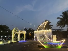 Spritzer EcoPark Lights Up for Raya