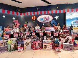 Ten lucky customers win a 60-second shopping spree at MR. TOY