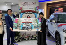 PAVILION BUKIT JALIL CELEBRATES GRAND PRIZE WINNER OF MEGA SHOPPING WALK. TOGETHER, HERE.
