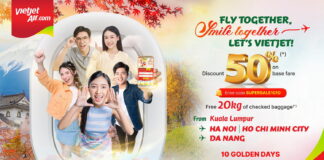 Vietjet Kicks Off Biggest 10-Day Super Sale with Up to 50% Off Flights for Malaysian Travellers