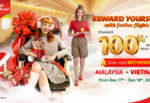 Missed 12.12? Vietjet brings back up to 100% off fares for 3 days only!