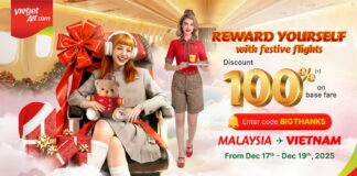 Missed 12.12? Vietjet brings back up to 100% off fares for 3 days only!