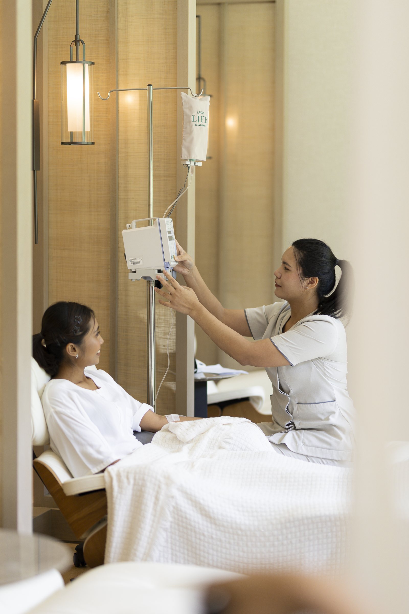 IV therapy at Layan LIFE by Anantara.