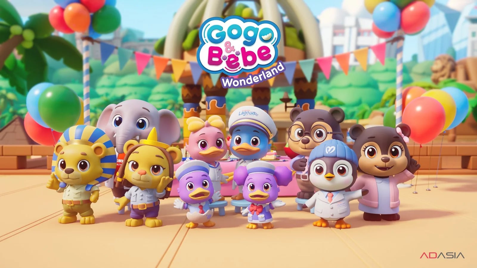 Gogo & Bebe Wonderland marks Sunway's first original children's animated series, bringing the brand's mascot characters into a new storytelling world.