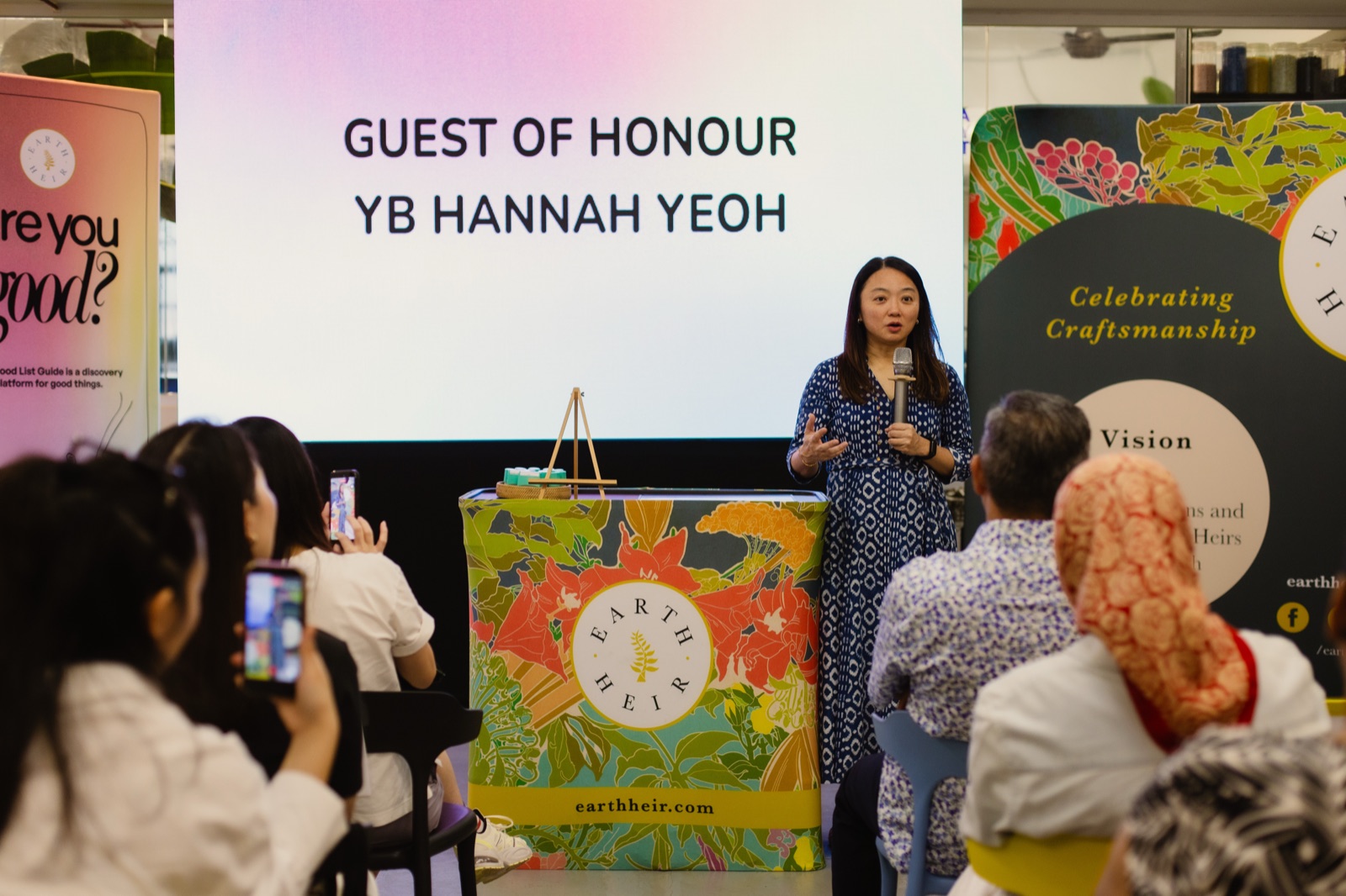 YB Hannah Yeoh gives her officiating speech