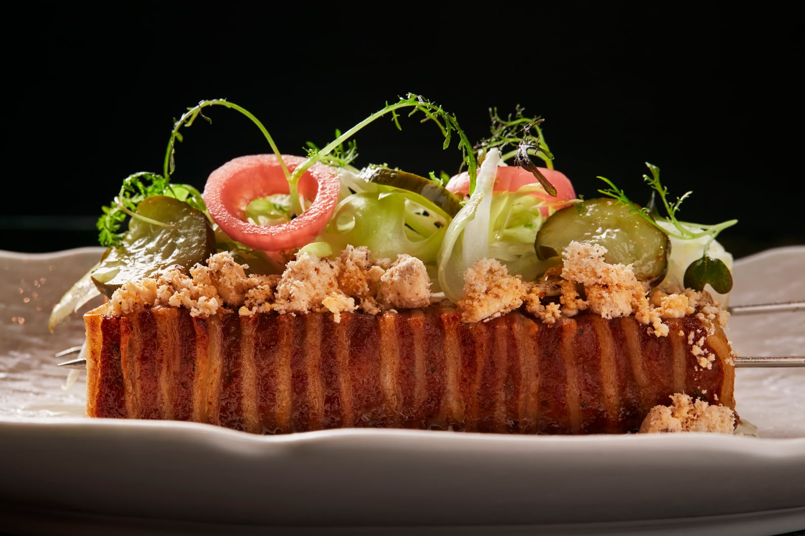 Mandarin Grill savoury tart dish