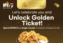 K Fry Malaysia Celebrates 10 Years with Golden Tickets, Collectibles and Korean Food Festivities