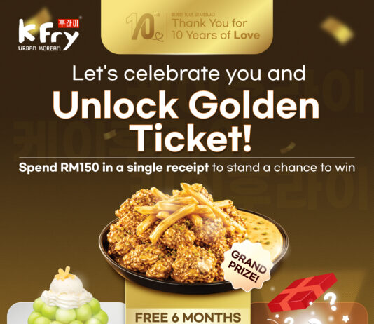 K Fry Malaysia Celebrates 10 Years with Golden Tickets, Collectibles and Korean Food Festivities
