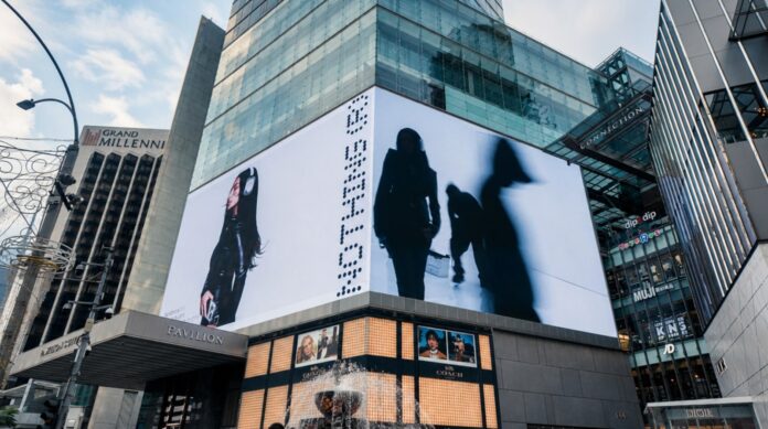 Nothing (Charli XCX) campaign on Bukit Bintang digital screens.