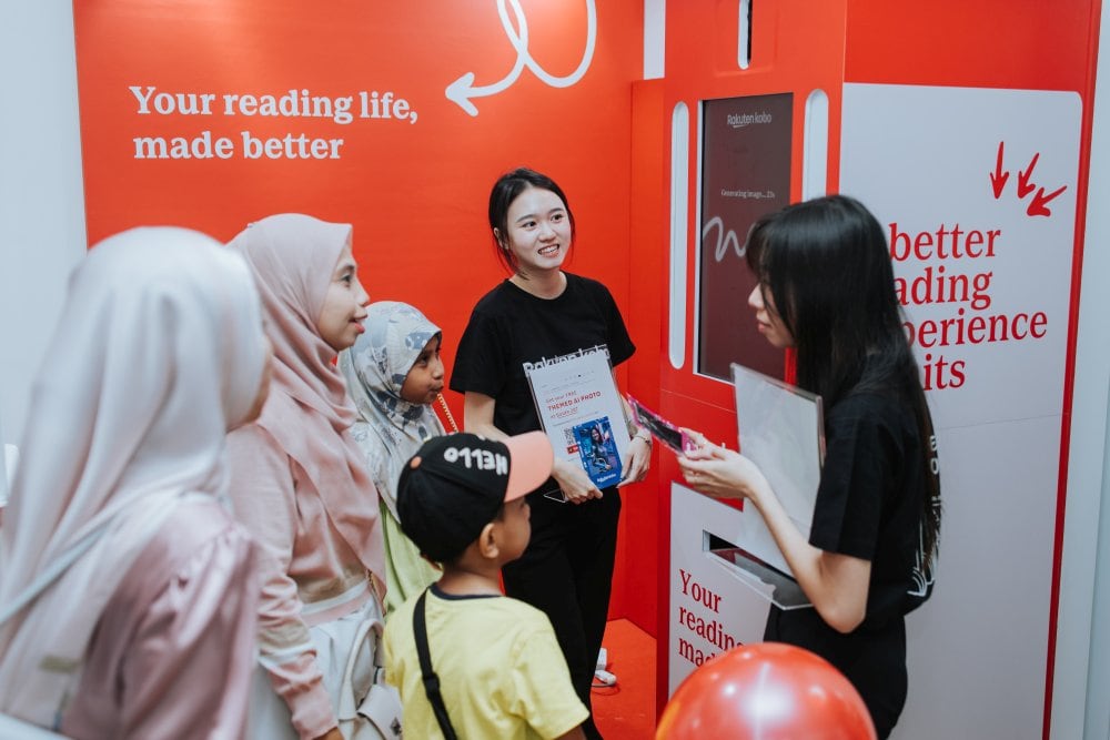 Rakuten Kobo interactive digital reading experience at KLIBF.