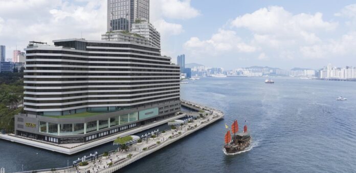 Regent Hong Kong exterior overlooking Victoria Harbour