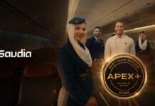 Saudia Earns 2026 Apex Best Cabin Service In The Middle East Award