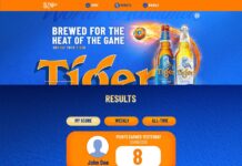 Tiger Beer Launches Football Heat League for Fans to Share Their Football Instincts Before Kickoff Tiger Football Heat League campaign visual.