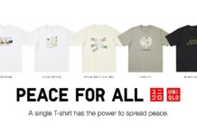 Five New Designs Announced for UNIQLO PEACE FOR ALL Charity T-Shirt Project UNIQLO PEACE FOR ALL key visual