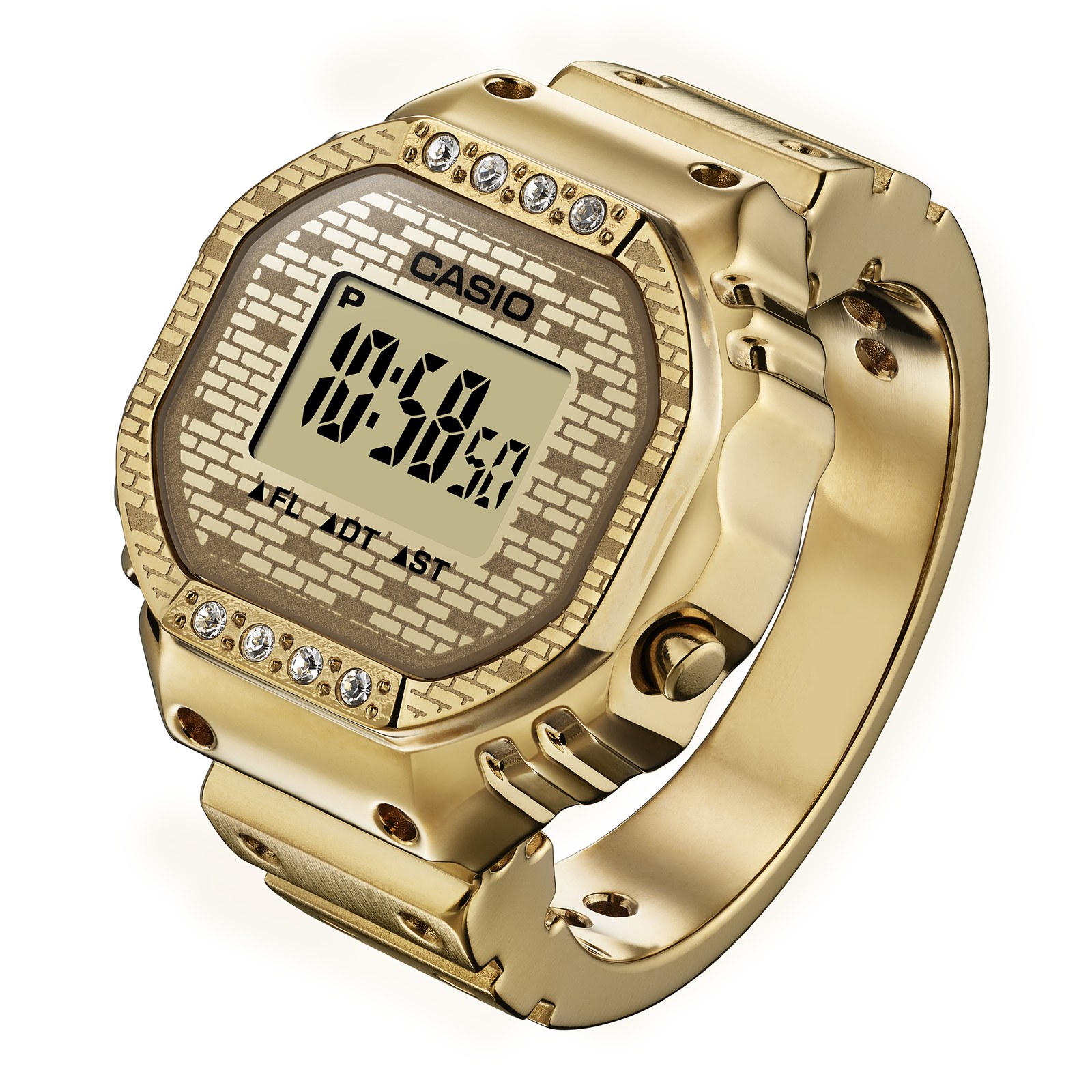 CASIO x J Balvin CRW001JB-9 Ring Watch gold-tone packshot