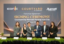 Marriott International and Iconic Group Announce Signed Agreement to Launch Courtyard by Marriott in Penang Mainland Courtyard by Marriott Penang Icon City signing agreement announcement