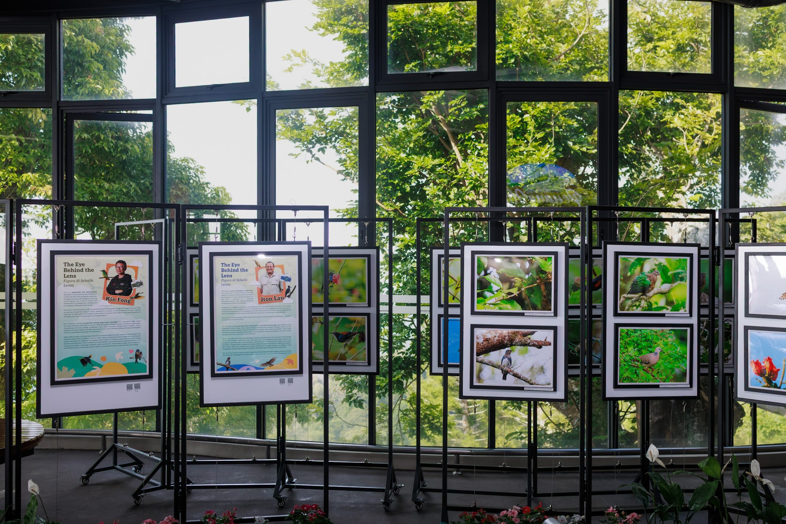 Bird Photography Exhibition at Penang Hill Station featuring native and migratory species