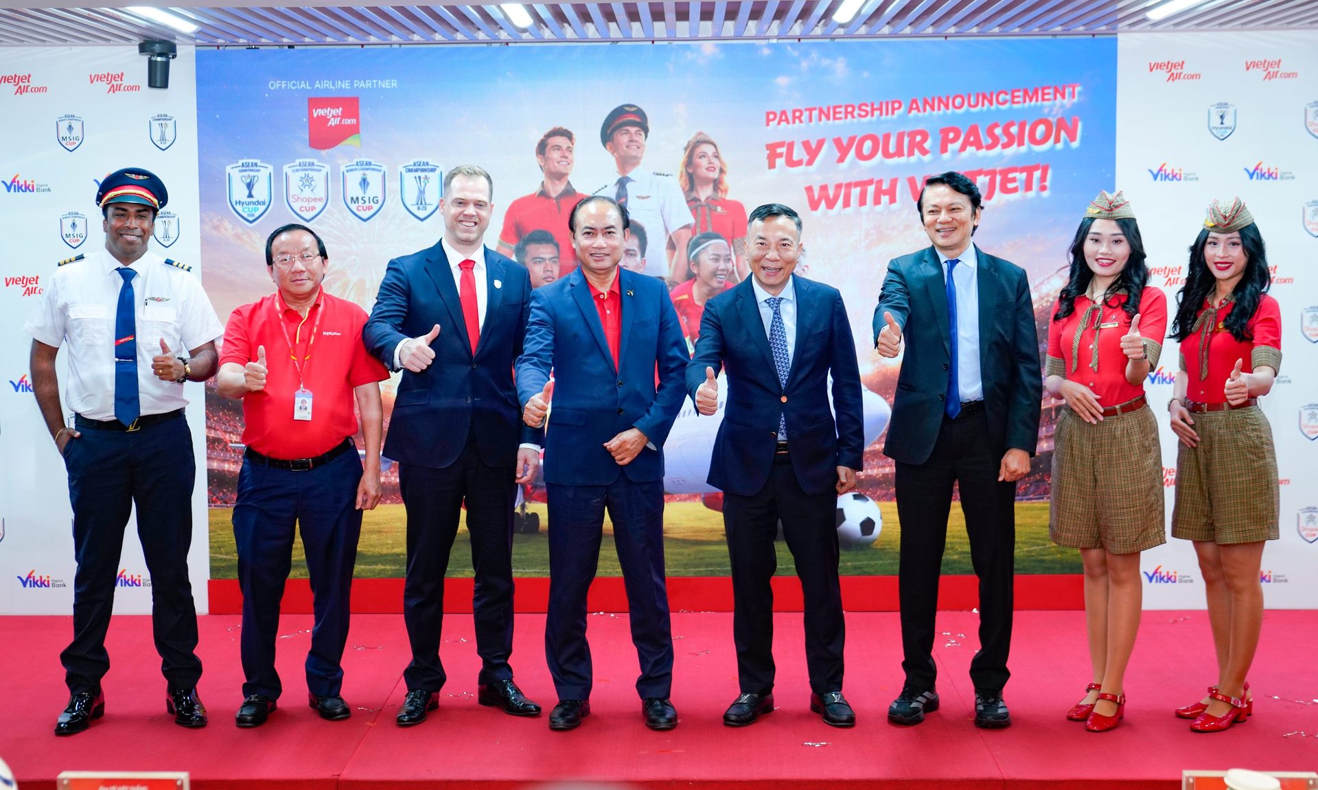 Vietjet named Official Airline of the ASEAN United FC events