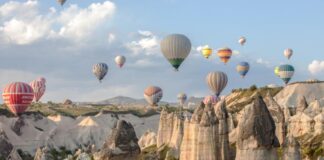 Türkiye – The Fast Lane to Summer Holiday Fairy chimneys and hot-air balloons in Nevsehir, Cappadocia